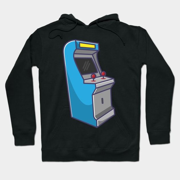 game arcade Hoodie by fflat hds